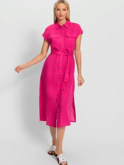 Rick Cardona Robes<Robe-chemisier qualité tissée