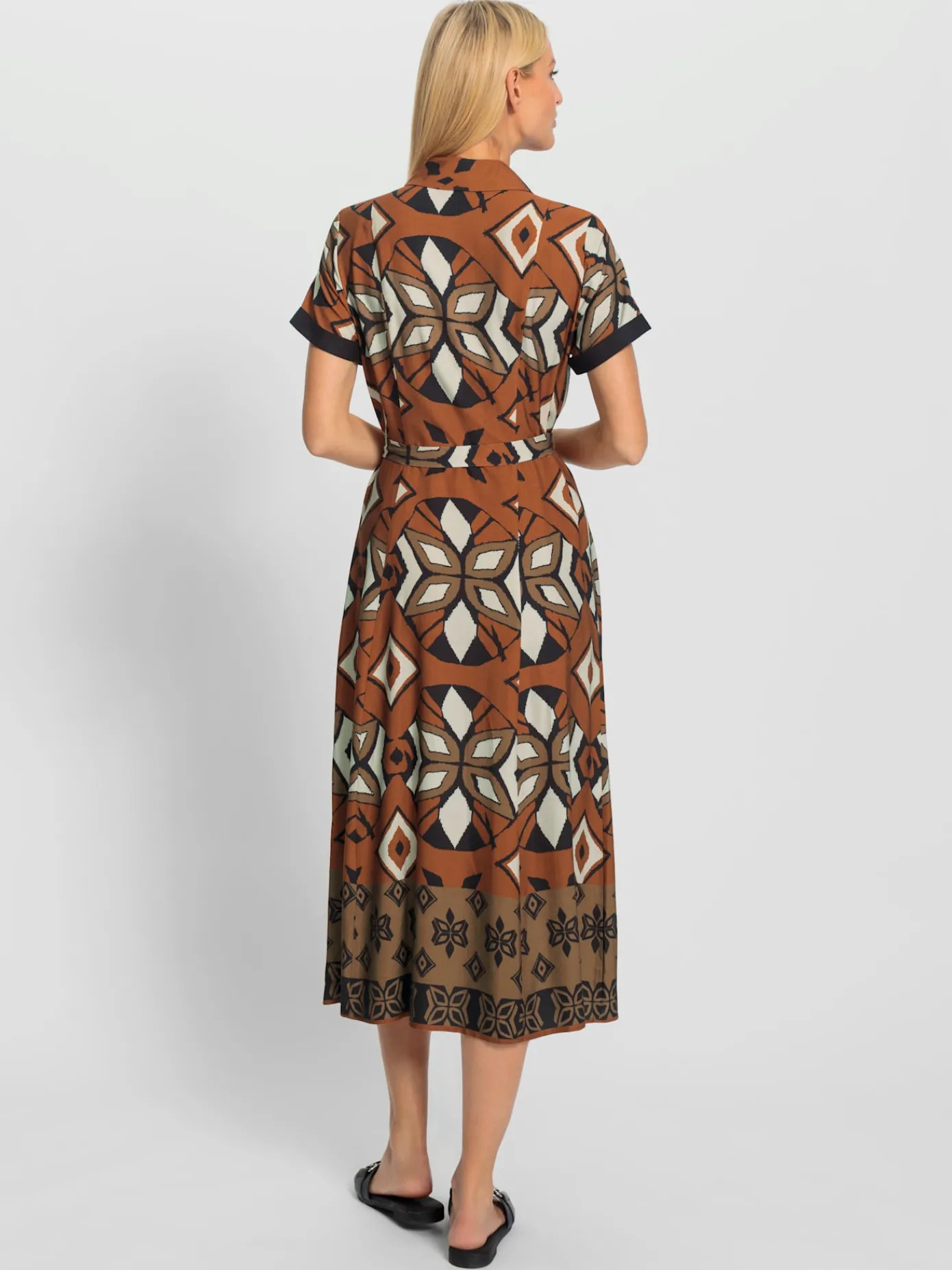 Rick Cardona Robes<Robe-chemisier qualité tissée