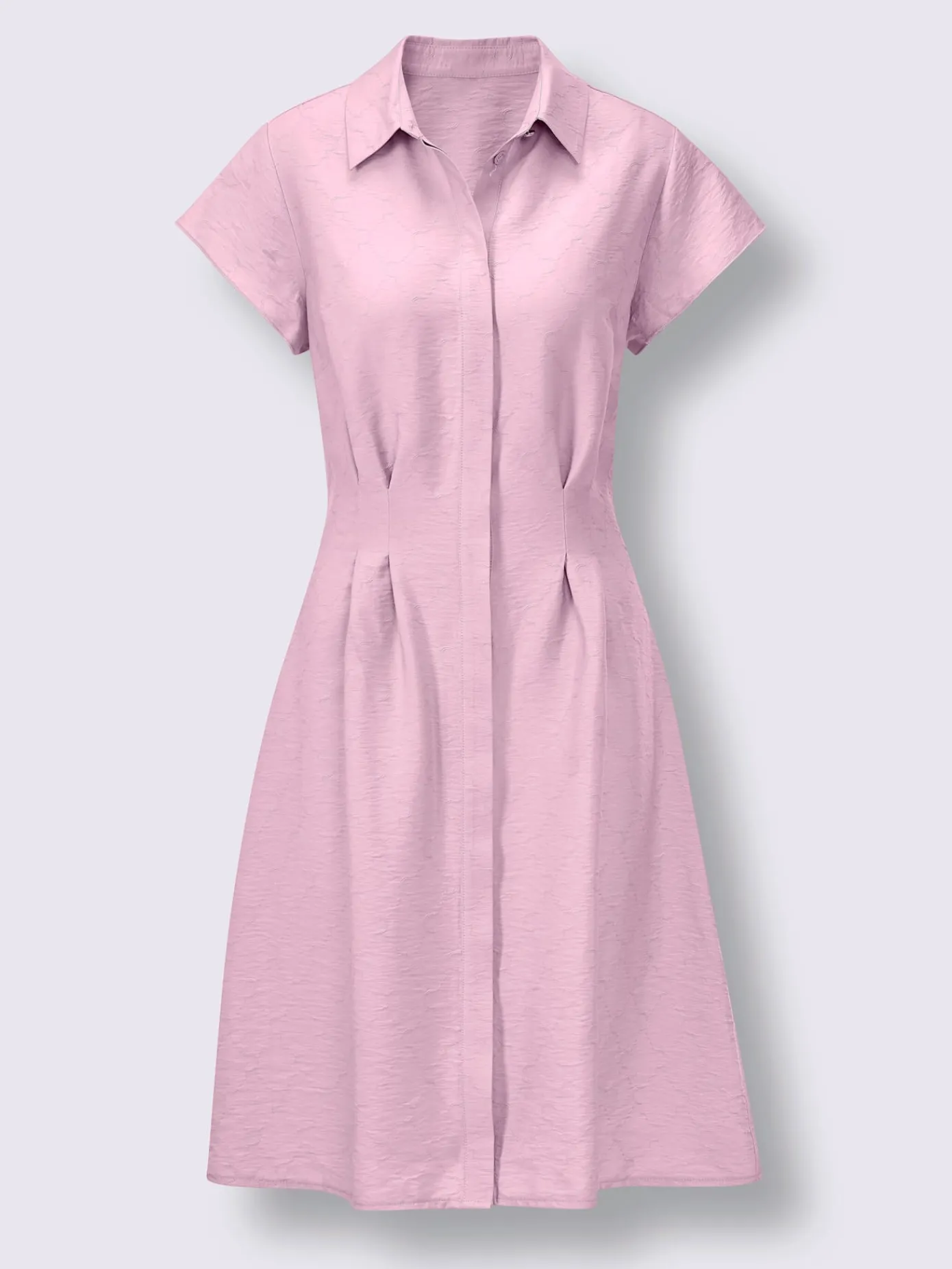 CREATION L PREMIUM Robes<Robe-chemisier qualité tissée