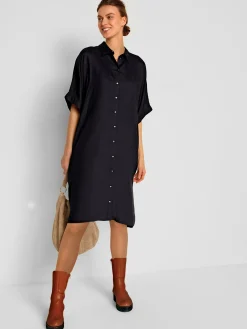 Robes<Robe-chemisier viscose (ecovero)