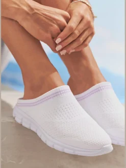 LASCANA Sandales<Sabots sneakers effet maille tendance