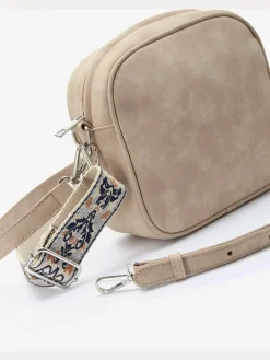 Vivance Maroquinerie<Sac à main tendance avec bandoulières amovibles et réglables : 1x avec broderie tendance, 1x unie