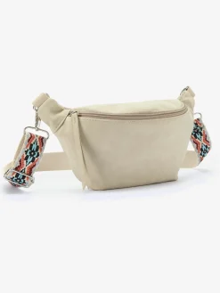 Vivance Maroquinerie<Sac banane tendance en matière douce avec petites poches intérieures et ceinture en tissu