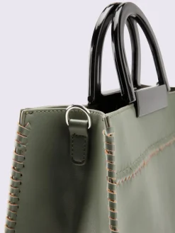 Maroquinerie<Sac coutures décoratives