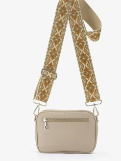 LASCANA Maroquinerie<Sac en bandoulière bandoulières interchangeables – 1 joliment brodée, 1 unie