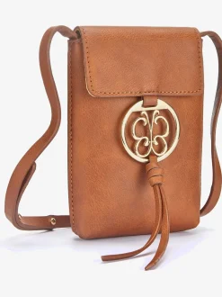 LASCANA Maroquinerie<Sac en bandoulière pochette pour téléphone tendance avec détails couleur or