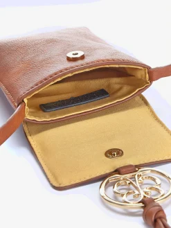 LASCANA Maroquinerie<Sac en bandoulière pochette pour téléphone tendance avec détails couleur or