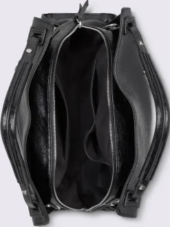 Maroquinerie<Sac éléments décoratifs couleur argent