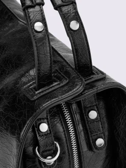 Maroquinerie<Sac éléments décoratifs couleur argent