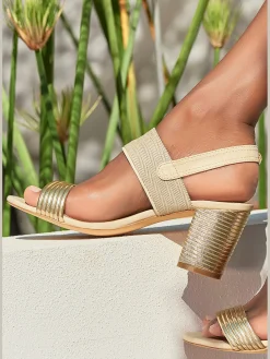 LASCANA Sandales<Sandales à brides talon bottier confortable d'env. 7 cm