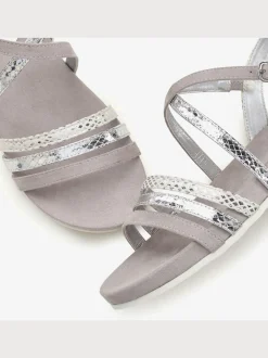 LASCANA Sandales<Sandales brides raffinées avec empiècements métalliques