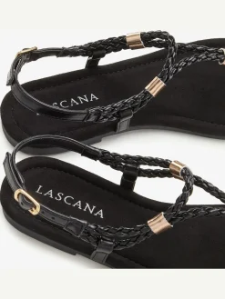 Vivance Sandales<Sandales brides tressées raffinées et petits éléments métalliques