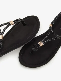 Vivance Sandales<Sandales brides tressées raffinées et petits éléments métalliques