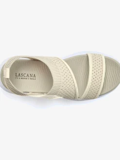 LASCANA Sandales<Sandales chaussures en textile, chaussures en tissu – légères et aérées – idéales pour l'été