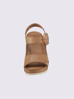 Sandales<Sandales cuir nappa de vache