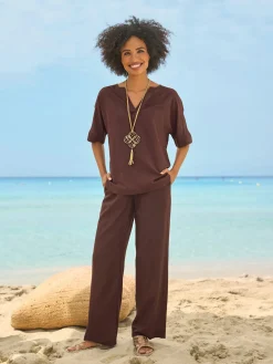 Sandales<Sandales matière textile agréable à porter