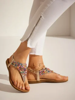 Vivance Sandales<Sandales ornées de petites pierres fantaisie