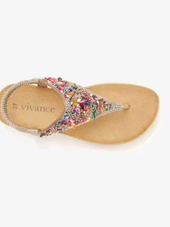 Vivance Sandales<Sandales ornées de petites pierres fantaisie