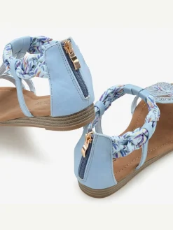 LASCANA Sandales<Sandales superbes éléments décoratifs, brides raffinées et petites pierres brillantes fantaisie brillantes