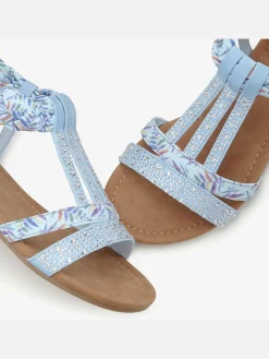 LASCANA Sandales<Sandales superbes éléments décoratifs, brides raffinées et petites pierres brillantes fantaisie brillantes