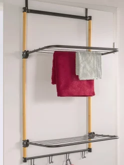 helline home Petits Rangements<Séchoir à linge fixation facile sans perçage