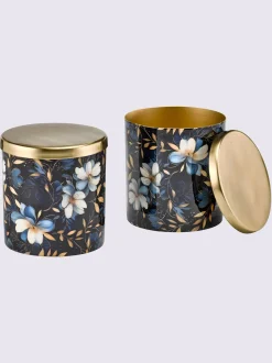 helline home Objet De Décoration<Set de boîtes lot de 2 pièces motif fleurettes