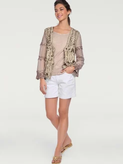 Linea Tesini Shorts Et Bermudas|Mode De Plage<Short en jean coupe droite