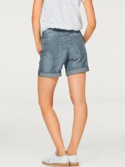 Linea Tesini Shorts Et Bermudas|Pantalons<Short en jean coupe droite