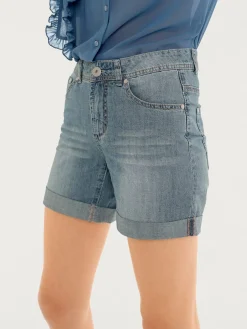 Linea Tesini Shorts Et Bermudas|Pantalons<Short en jean coupe droite