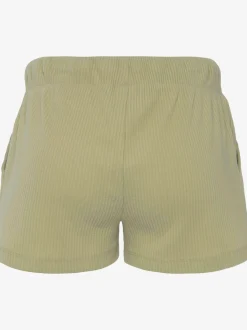 s.Oliver Shorts Et Bermudas|Mode De Plage<Short en matière sweat empiècement en dentelle en qualité côtelée