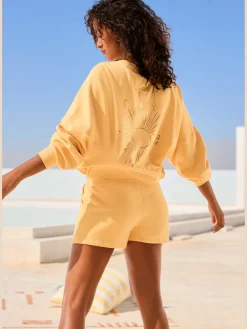 Buffalo Shorts Et Bermudas|Mode De Plage<Short en matière sweat short sweat avec ruban à coulisse élastique