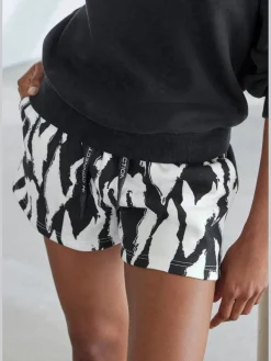 French Connection Shorts Et Bermudas|Mode De Plage<Short en matière sweat short molletonné confortable avec imprimé sur toute la surface