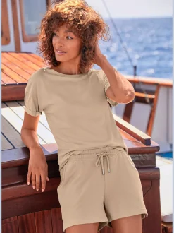 H.I.S Shorts Et Bermudas|Pantalons<Short en matière sweat short avec ceinture à coulisse élastique