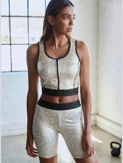 LASCANA ACTIVE Shorts Et Bermudas|Tenues De Détente<Short technique short performance avec motif léopard