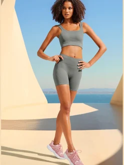 LASCANA Shorts Et Bermudas<Short technique short sans coutures avec structure côtelée et effet moulant