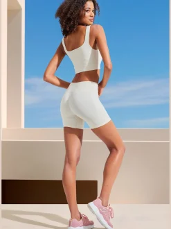 LASCANA Shorts Et Bermudas<Short technique short sans coutures avec structure côtelée et effet moulant