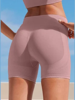 LASCANA Shorts Et Bermudas<Short technique short sans coutures avec structure côtelée et effet moulant