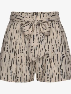 s.Oliver Shorts Et Bermudas|Mode De Plage<Short tissé short en tissu léger avec ceinture élastique