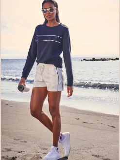 H.I.S Shorts Et Bermudas|Pantalons<Shorts short avec passepoil contrasté