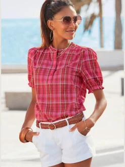 LASCANA Shorts Et Bermudas|Pantalons<Shorts short avec pinces tendance devant