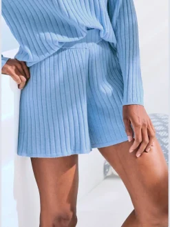 French Connection Shorts Et Bermudas|Mode De Plage<Shorts short en tricot côtelé