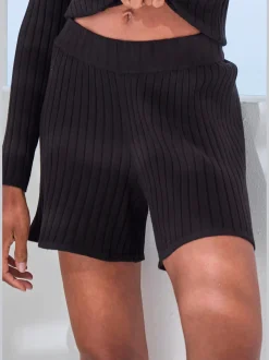 French Connection Shorts Et Bermudas|Pantalons<Shorts short en tricot côtelé