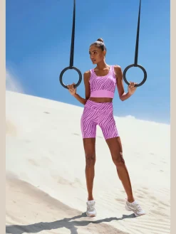 LASCANA ACTIVE Shorts Et Bermudas|Pantalons<Shorts short performance avec imprimé animal