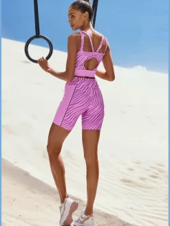 LASCANA ACTIVE Shorts Et Bermudas|Pantalons<Shorts short performance avec imprimé animal