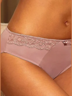 LASCANA Culottes<Slip confortable avec élégant empiècement dentelle