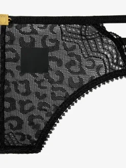 JETTE Culottes<Slip rio délicate dentelle motif léopard devant et au dos