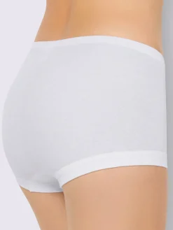 Culottes<Slip taille haute côtes fines