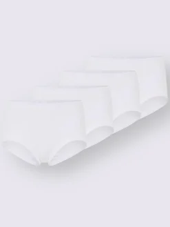 Culottes<Slip taille haute côtes fines