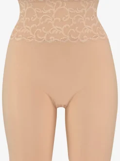 LASCANA Lingerie Gainante|Culottes<Slips modelants panty long féminin et modelant avec large ceinture en dentelle