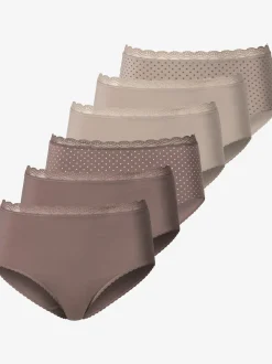 Vivance Culottes<Slips slip taille haute avec joli bord en dentelle